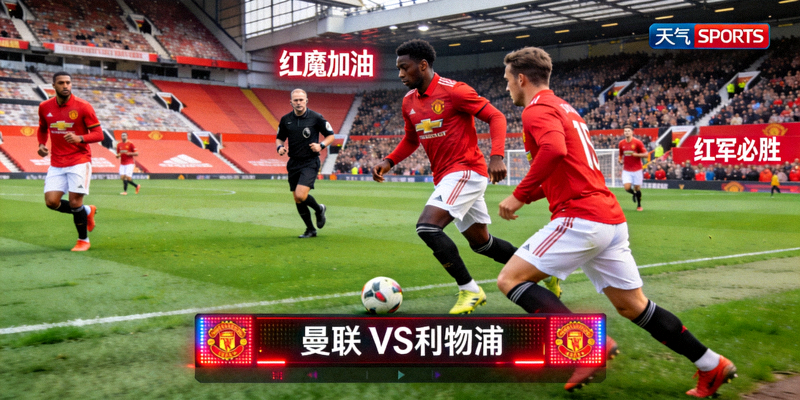 曼联对阵利物浦英超联赛柠檬直播画面